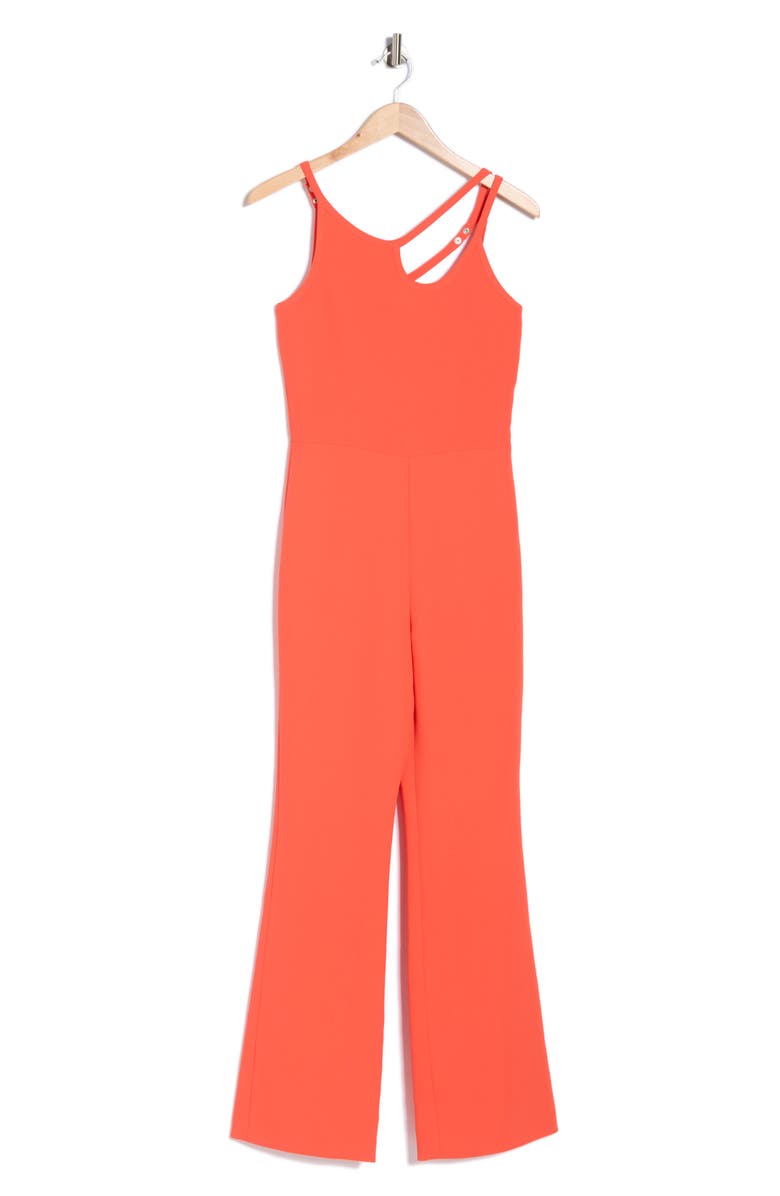 Longchamp Cutout Jumpsuit, Alternate, color, Orange