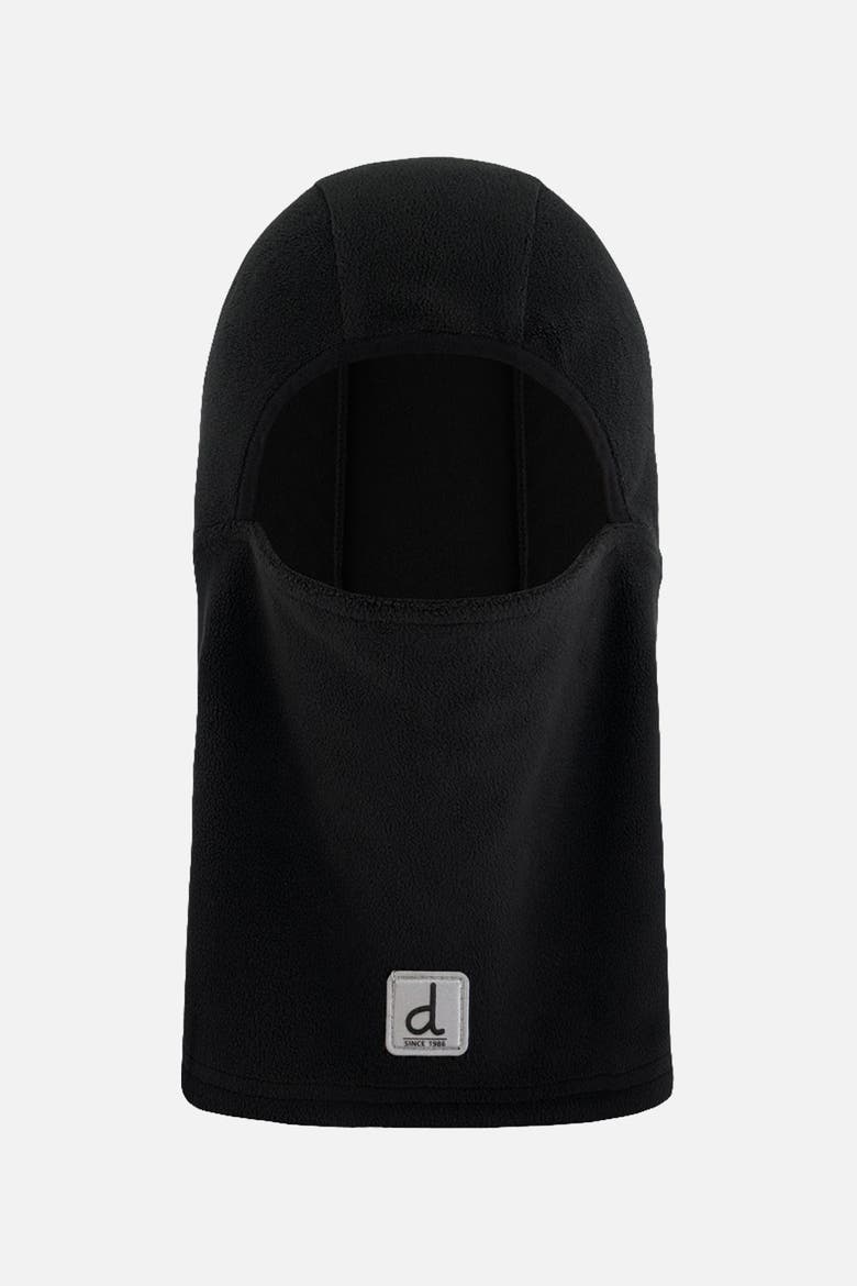 Stretchy Polar Fleece Compatible Balaclava, Main, color, Noir