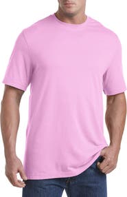 Harbor Bay by DXL Big & Tall Moisture-Wicking Jersey T-Shirt