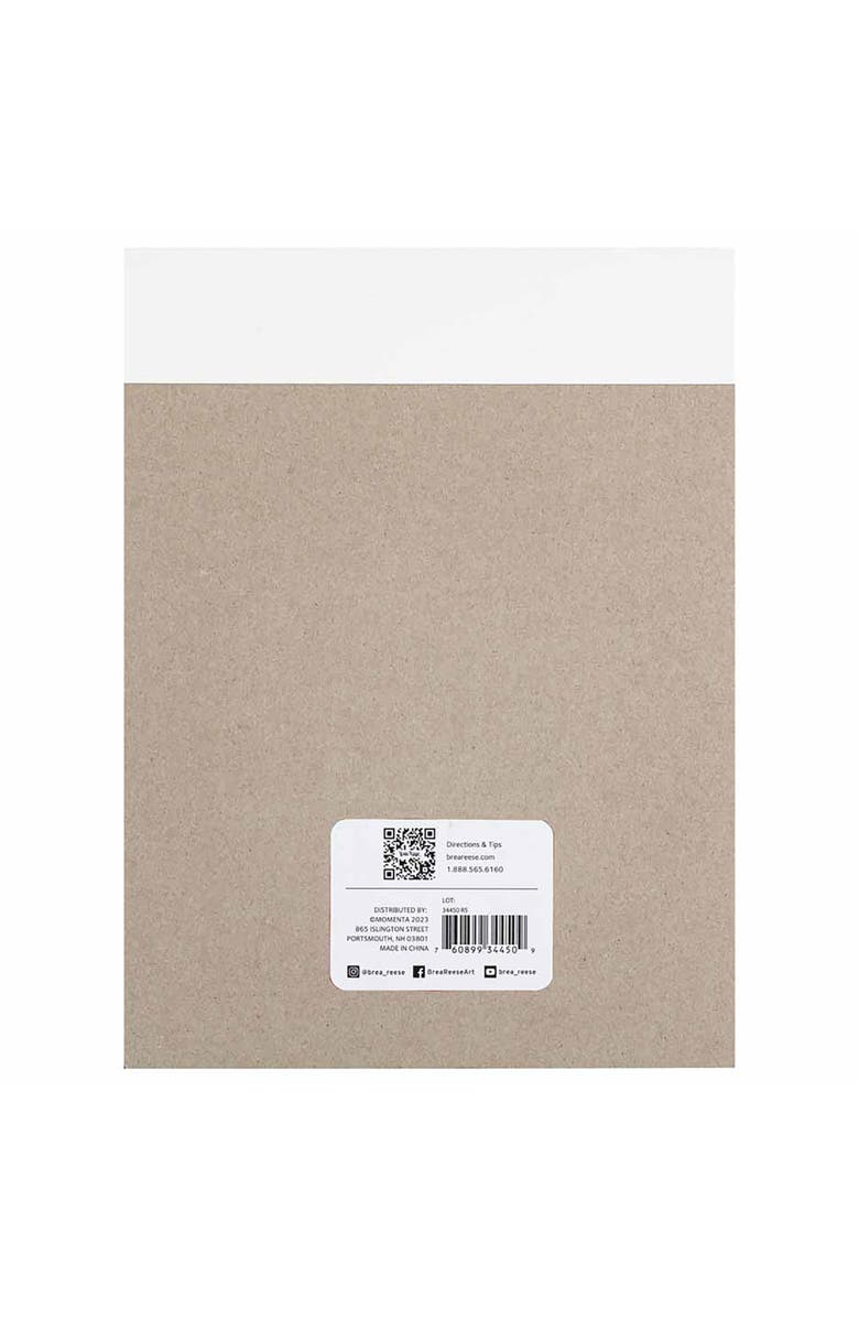 Brea Reese Acrylic Paper Pad 40 Sheets 9X12", 130 Lb, Alternate, color, Multicolored