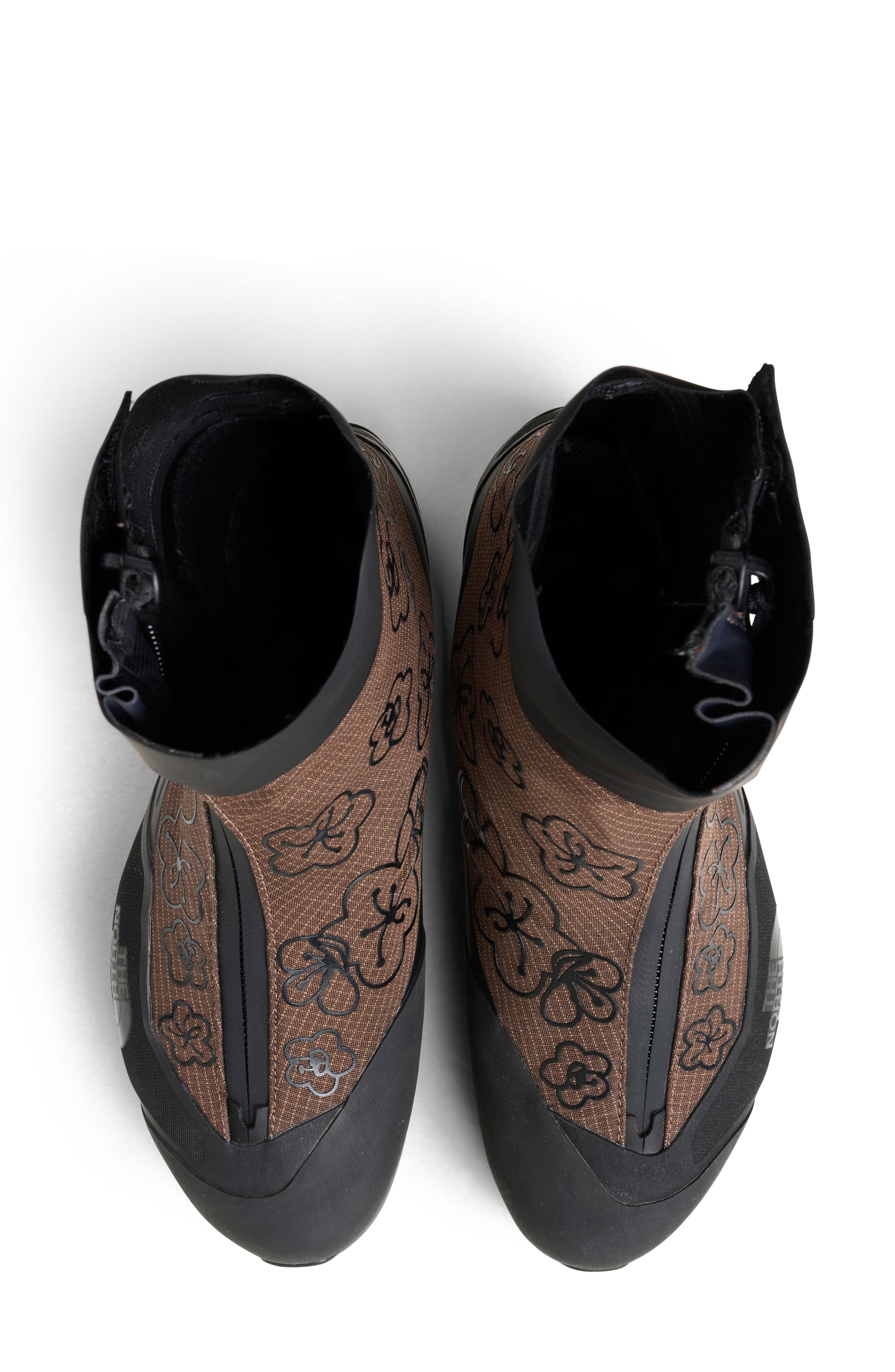 Cecilie Bahnsen x The North Face Waterproof Boot, Alternate, color, Soil Brown-Tnf Black