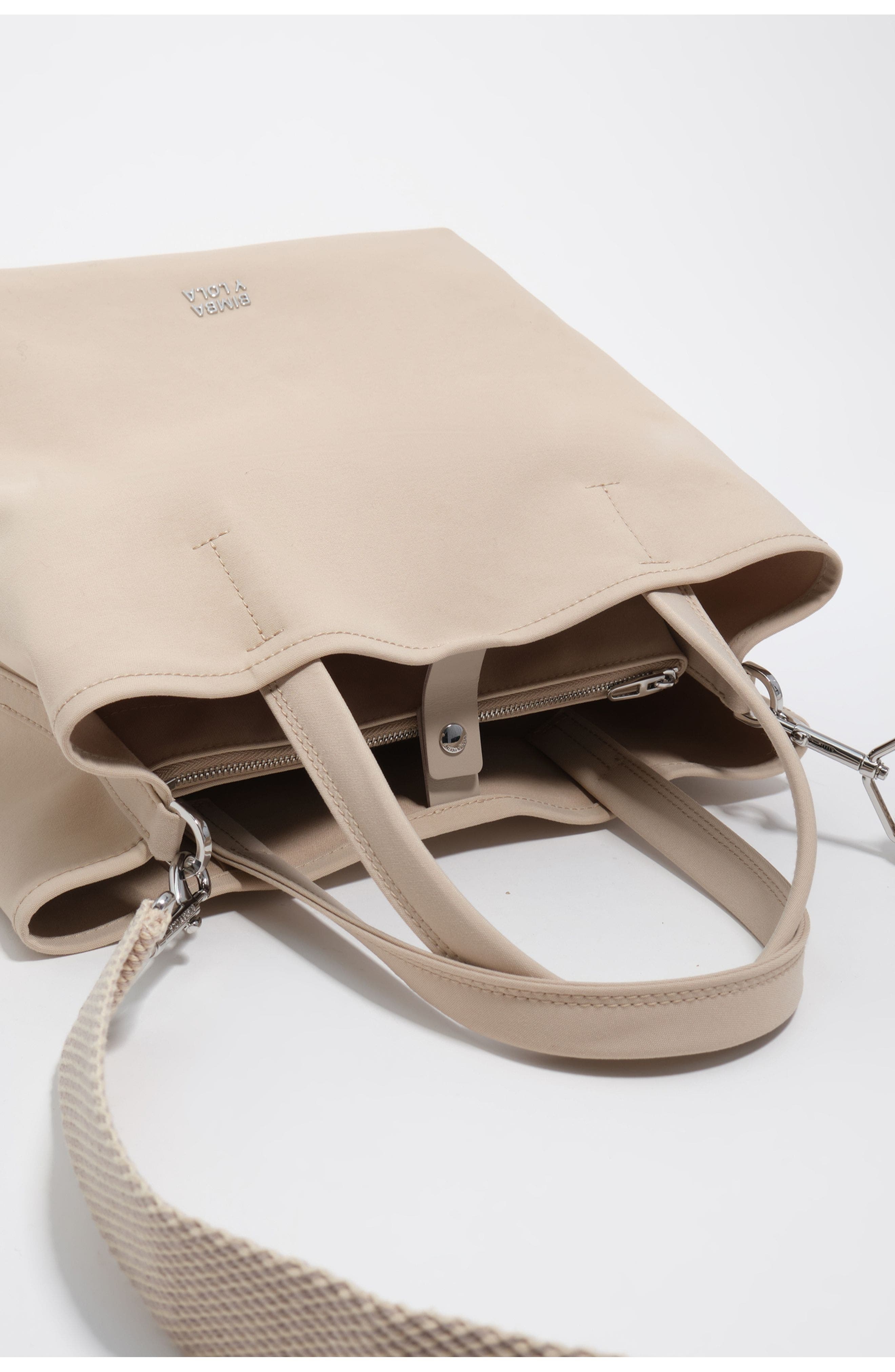 Bimba y Lola Large Fabric Chihuahua Bag, Alternate, color, Sand