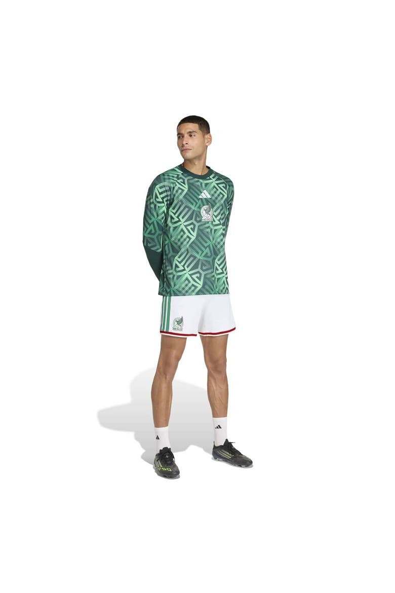 Men's adidas Green Mexico National Team 2026 Long Sleeve Pre-Match Top, Alternate, color, Green