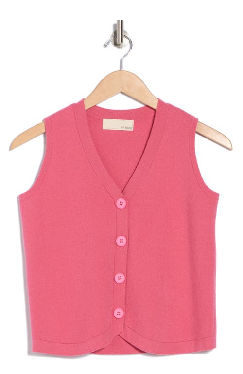 By Design Juniper Sweater Vest In Shocking Pink