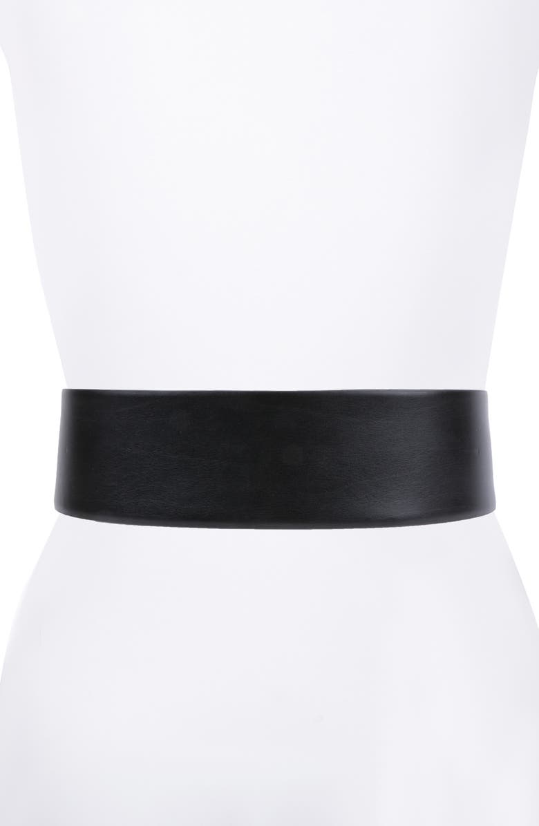 MICHAEL Michael Kors Michael Kors Women's Wide Logo Belt, Alternate, color,