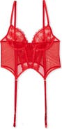 Etam Desir Heart Embroidered Bustier