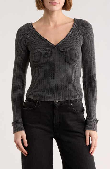 Free People Emma Long Sleeve Thermal Top