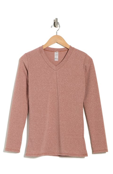 V-Neck Long Sleeve T-Shirt