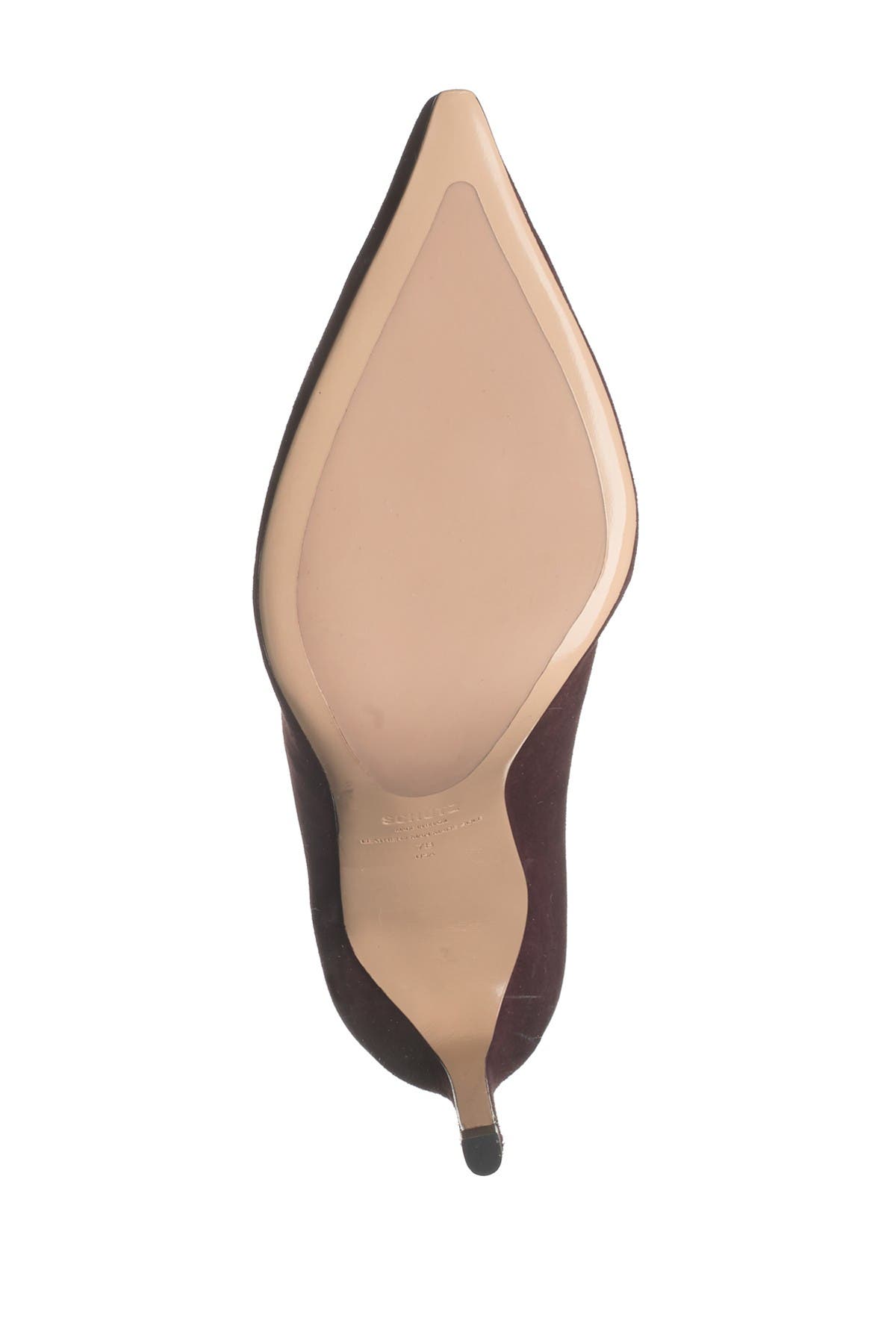 Schutz Guinewer Suede Stiletto Pump, Alternate, color, 