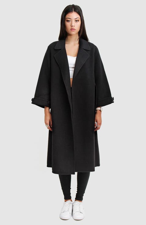 Stay Wild Oversized Wool Coat