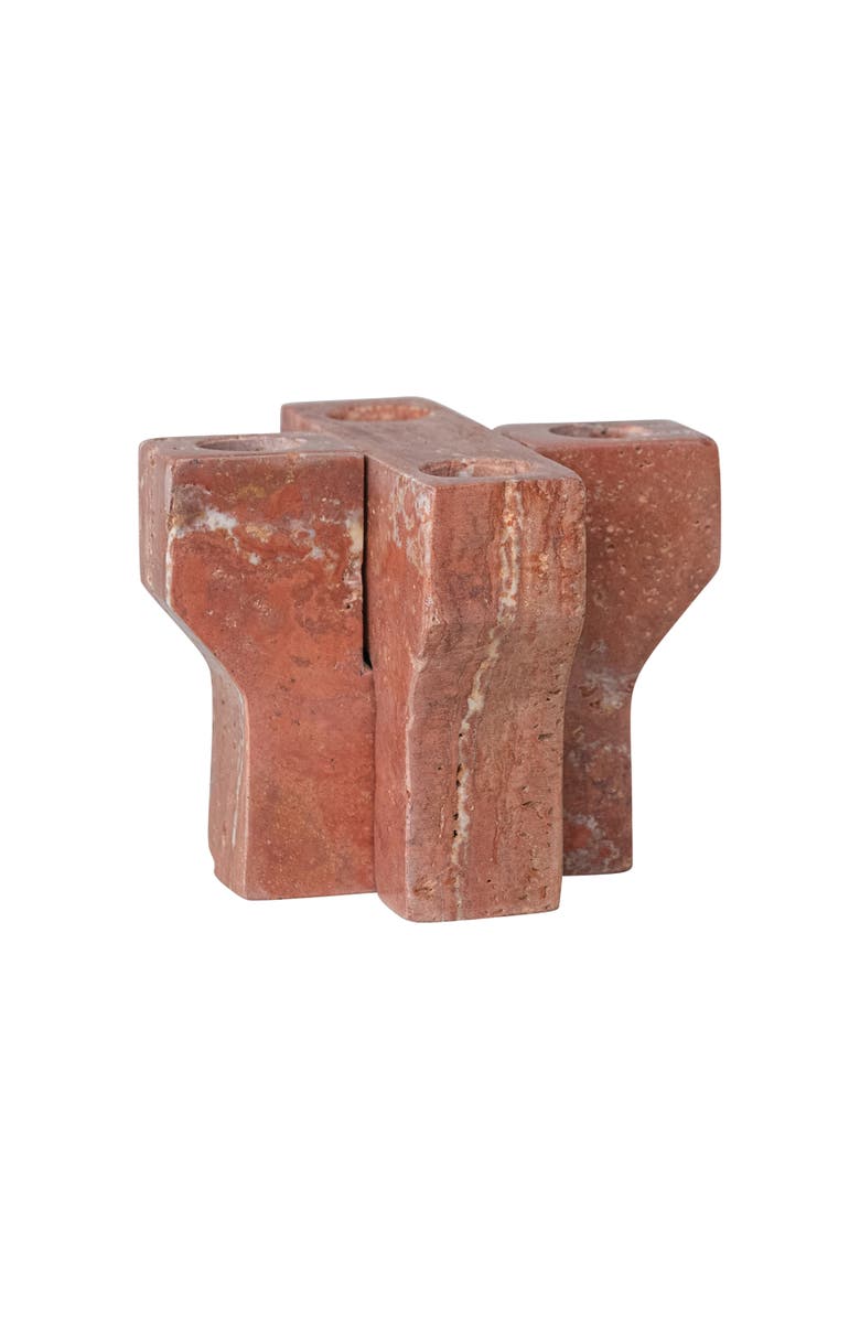 Storied Home Interlocking Taper Holder, Main, color, Red