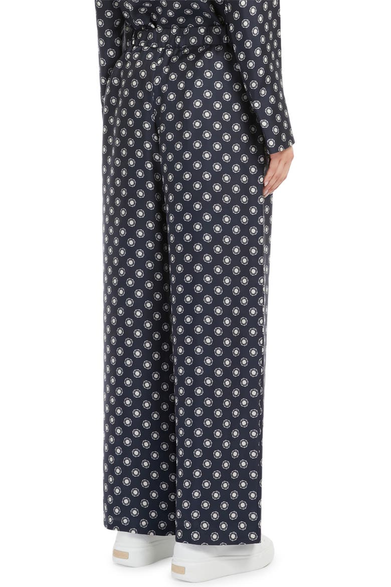 Vik Medallion Silk Pants, Alternate, color, MIDNIGHT BLUE