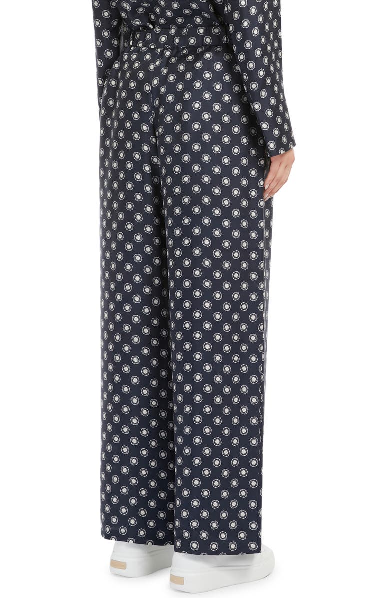 Max Mara Leisure Vik Medallion Silk Pants, Alternate, color, 