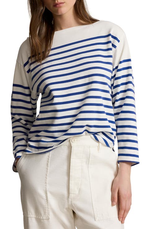 Stripe Mariner Cotton T-Shirt
