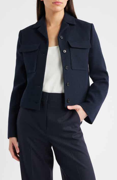 Theory Crop Utility Jacket
