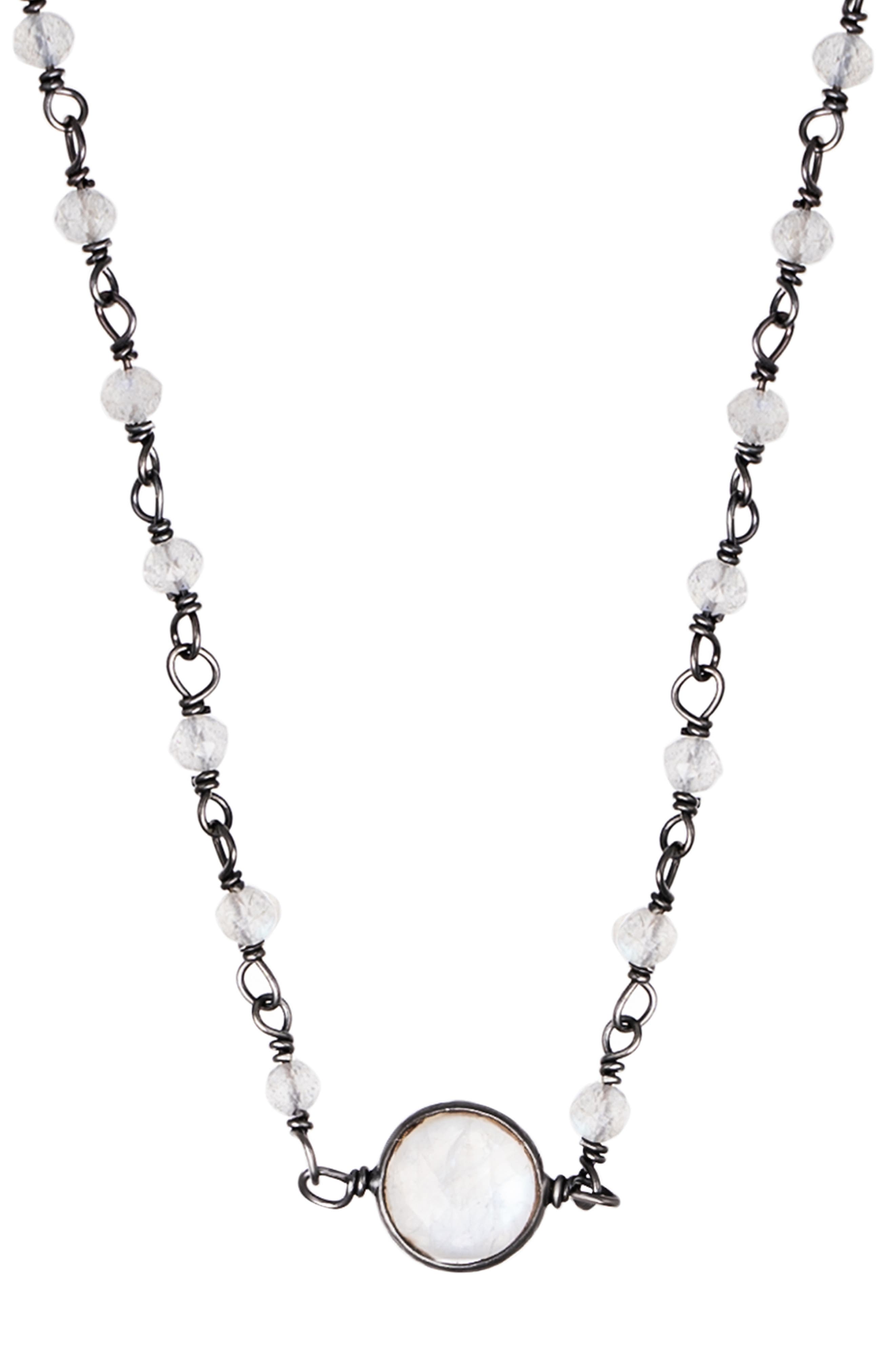 ADORNIA FINE Labradorite Rosary Necklace