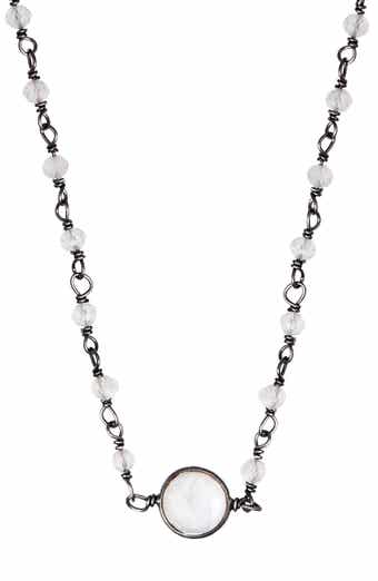 ADORNIA FINE Labradorite Rosary Necklace