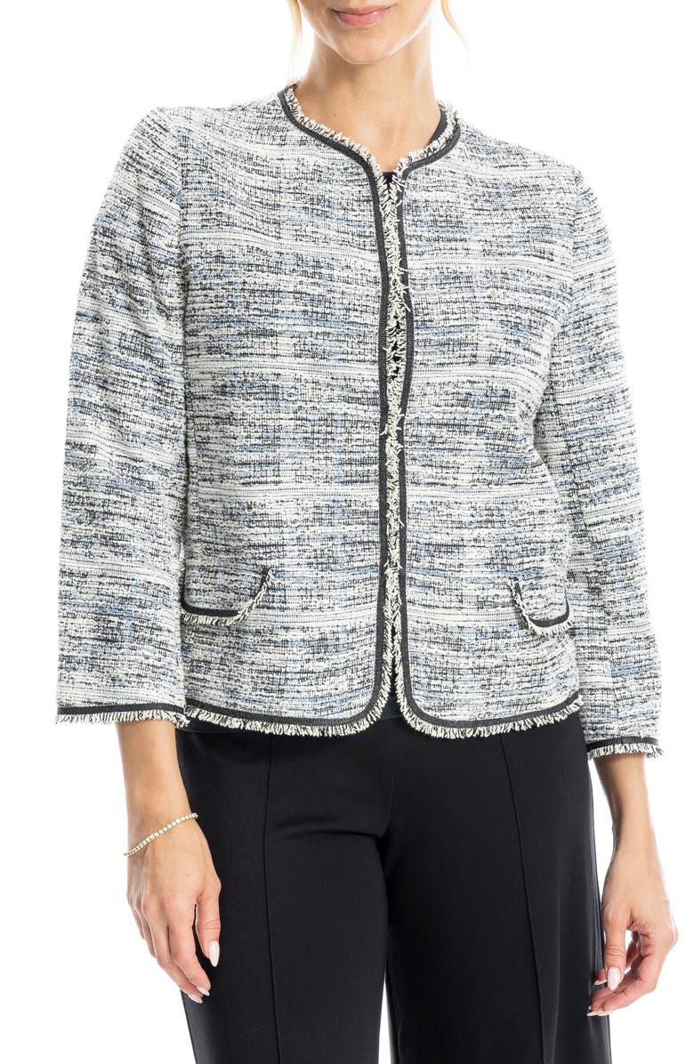 MAX STUDIO Tweed Jacket, Alternate, color,