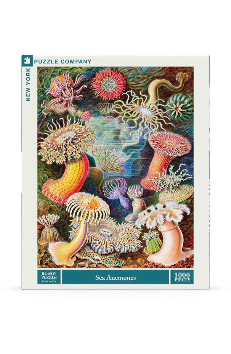 NEW YORK PUZZLE COMPANY Sea Anemones 1000 Piece Puzzle, Main, color, NO COLOR