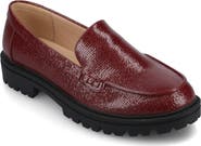 Journee Collection Ericka Lug Sole Platform Loafer - Wide Width