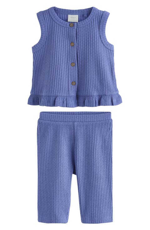 AOP Ribbed Vest & Pants Set (Baby)