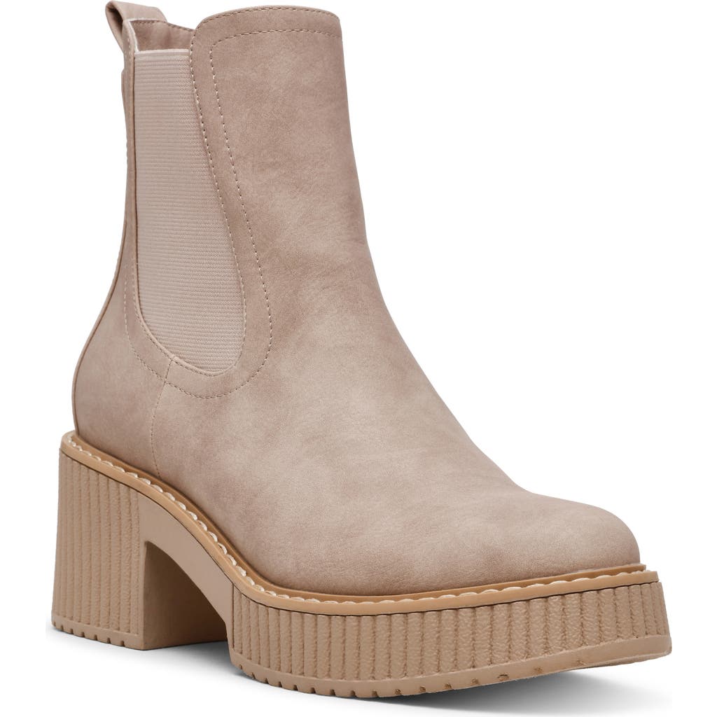 Dolce Vita Dv By  Darcel Platform Chelsea Boot In Gray