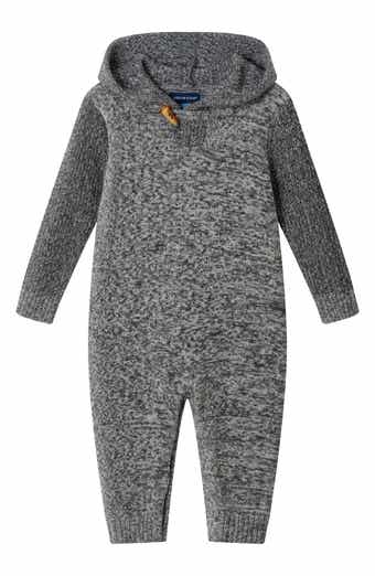 Andy & Evan Hooded Cotton Sweater Romper