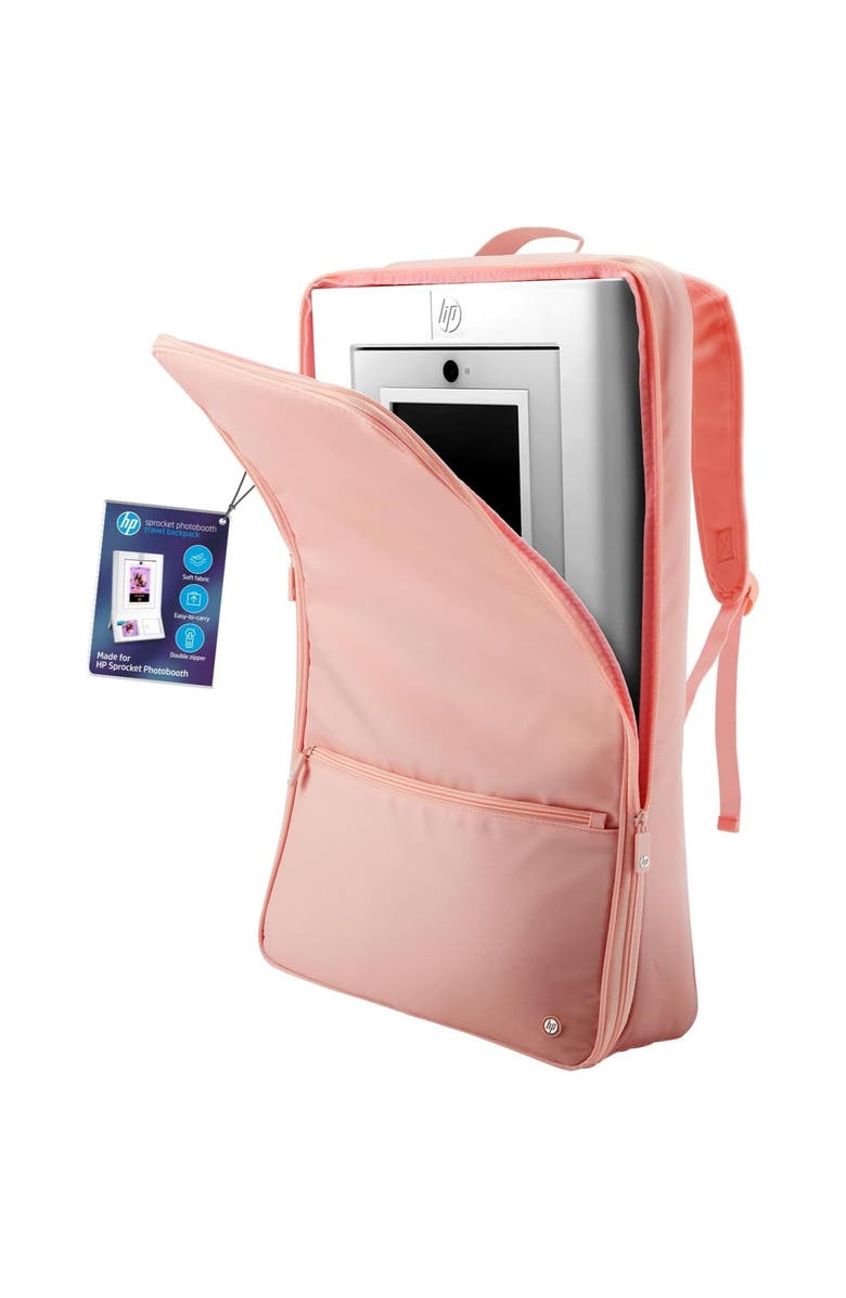 HP Sprocket Photobooth Travel Backpack, Main, color, Pink