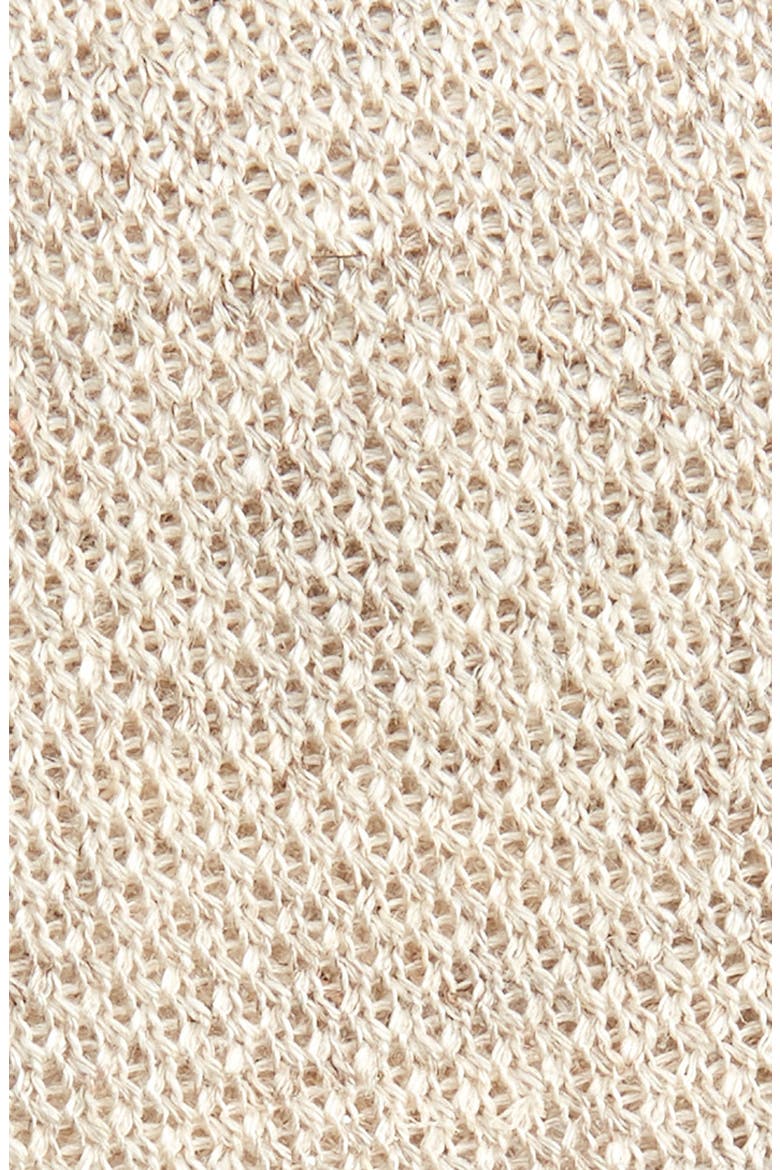 Linen Knit Tie, Alternate, color, BEIGE