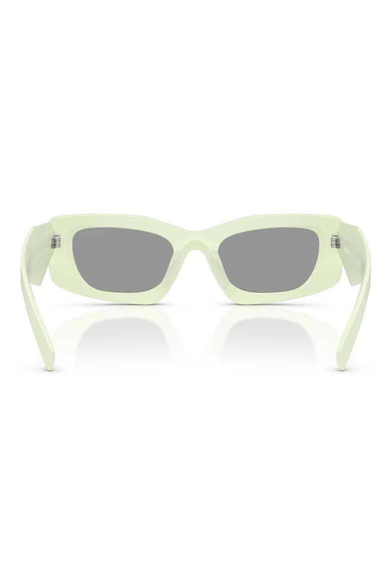 51mm Rectangular Sunglasses, Alternate, color, MATTE MINT / GREY