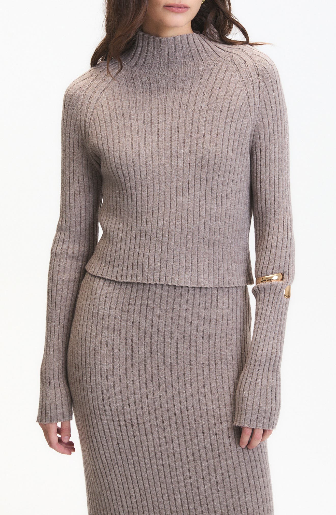 Randy Rib Crop Sweater - image 3