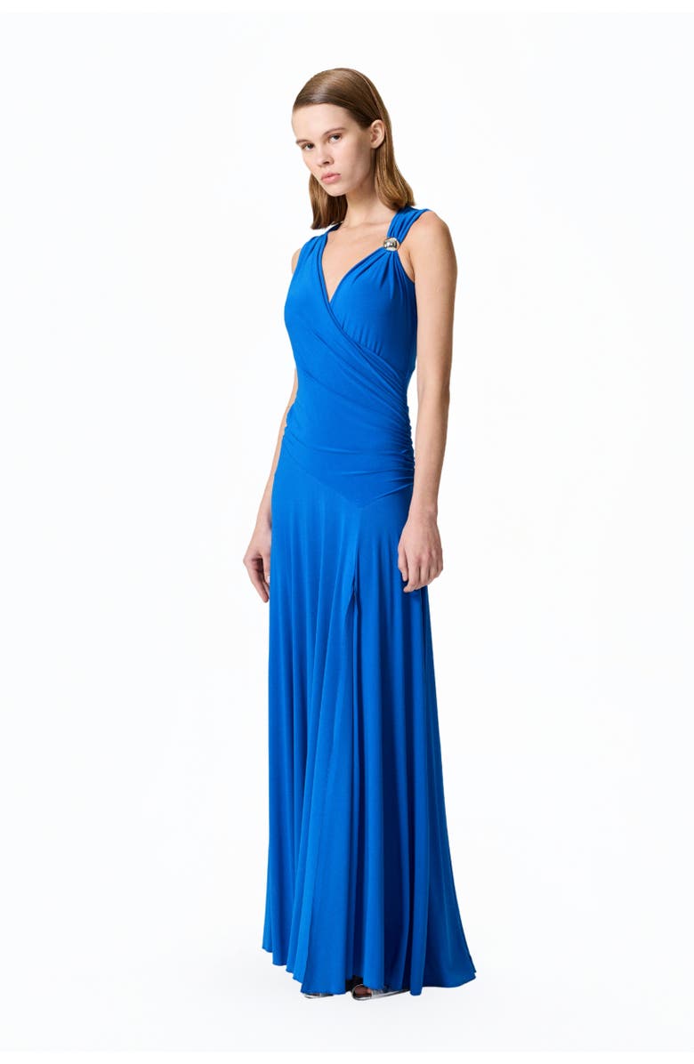 Nocturne Asymmetric Draped Cut-Out Dress, Alternate, color, 