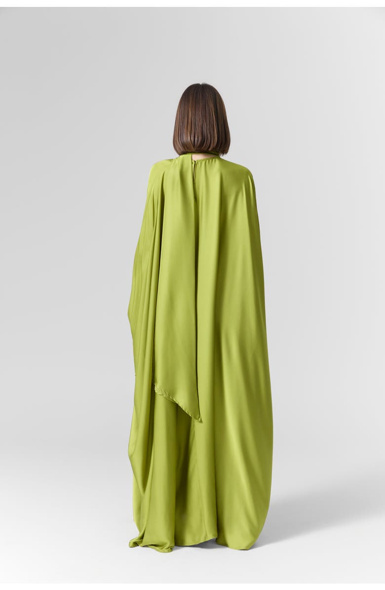 Le Fafo Luna Silk Scarf Kaftan, Alternate, color, 