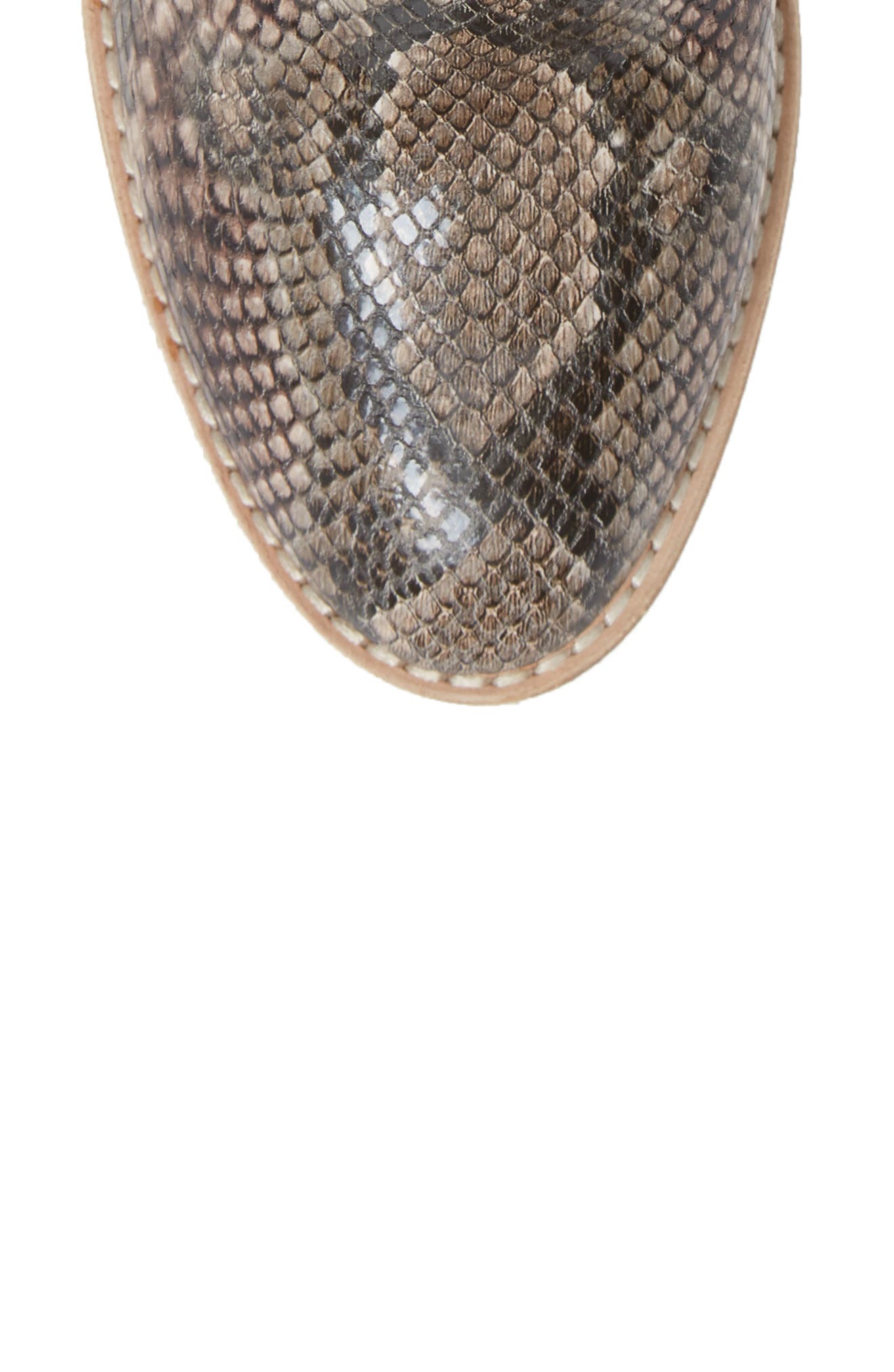 Rowlan Snakeskin Embossed Bootie, Alternate, color, TAUPE SNAKE MULTI