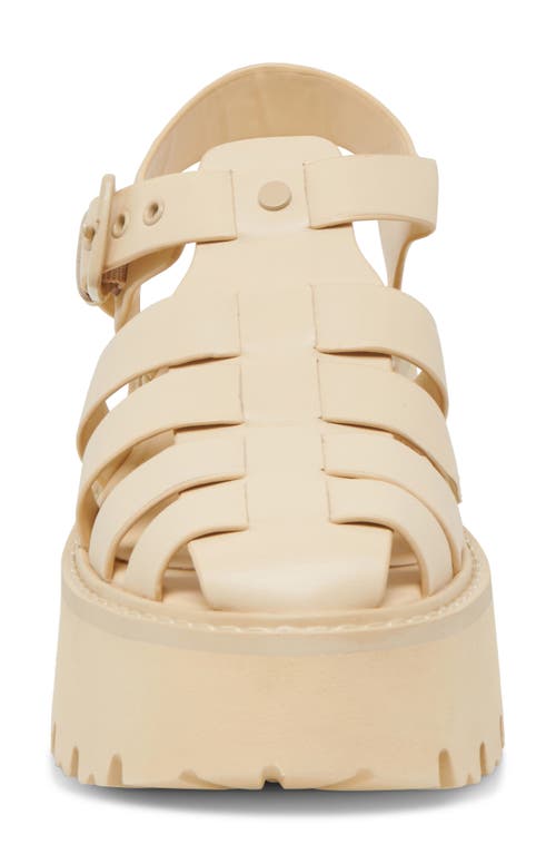 Dolce Vita Lasly Platform Fisherman Sandal In Yellow