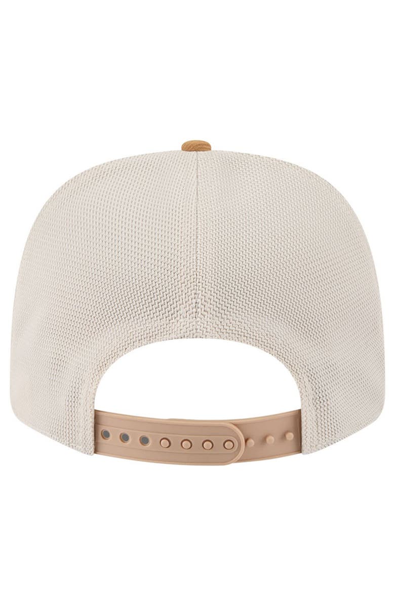 New Era Men's New Era Tan/Light Brown Pittsburgh Penguins Two-Tone Trucker 9SEVENTY Stretch Snap Adjustable Hat, Alternate, color, Tan