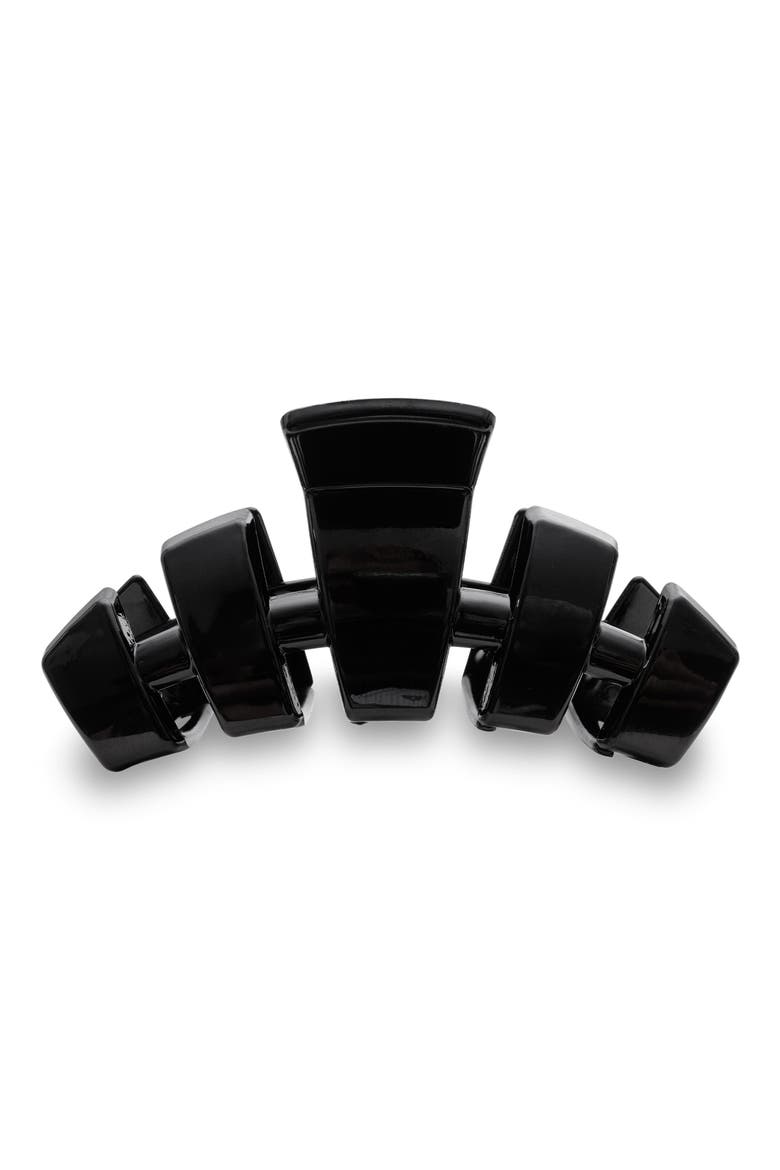 Medium Classic Claw Clip, Alternate, color, JET BLACK
