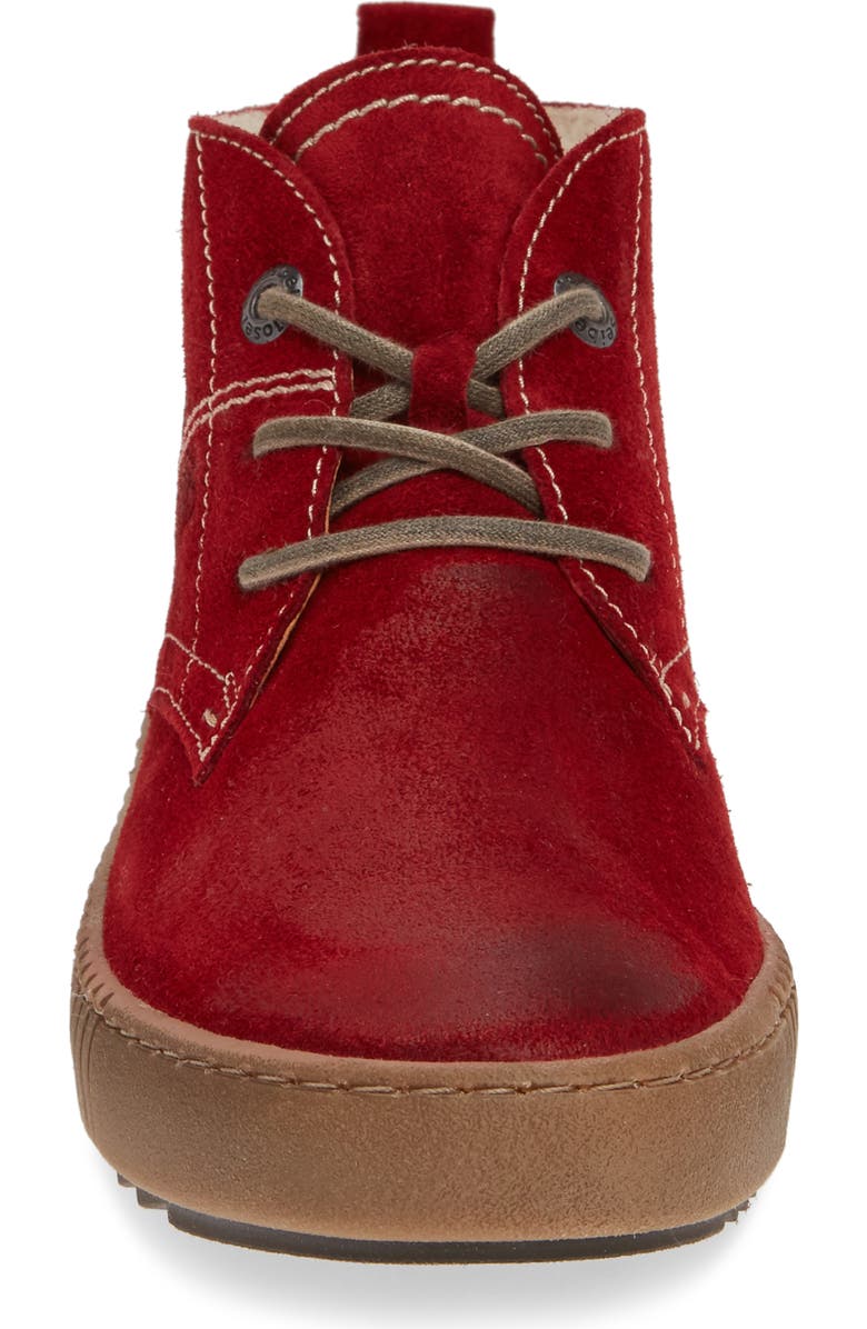 Josef Seibel Maren 02 Sneaker, Alternate, color, Red Suede