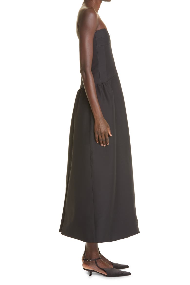 Prim Bustier Dress, Alternate, color, BLACK