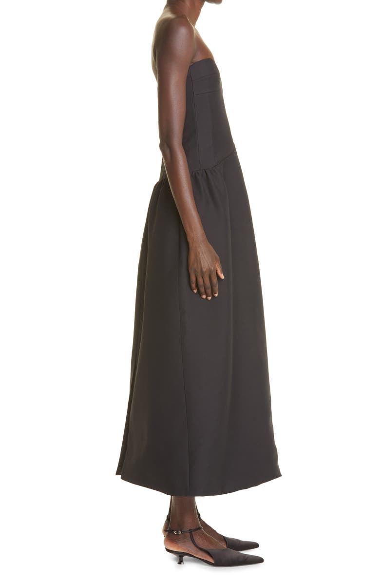 Khaite Prim Bustier Dress, Alternate, color, 