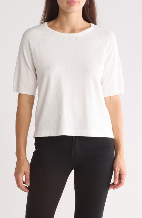Pointelle Sweater
