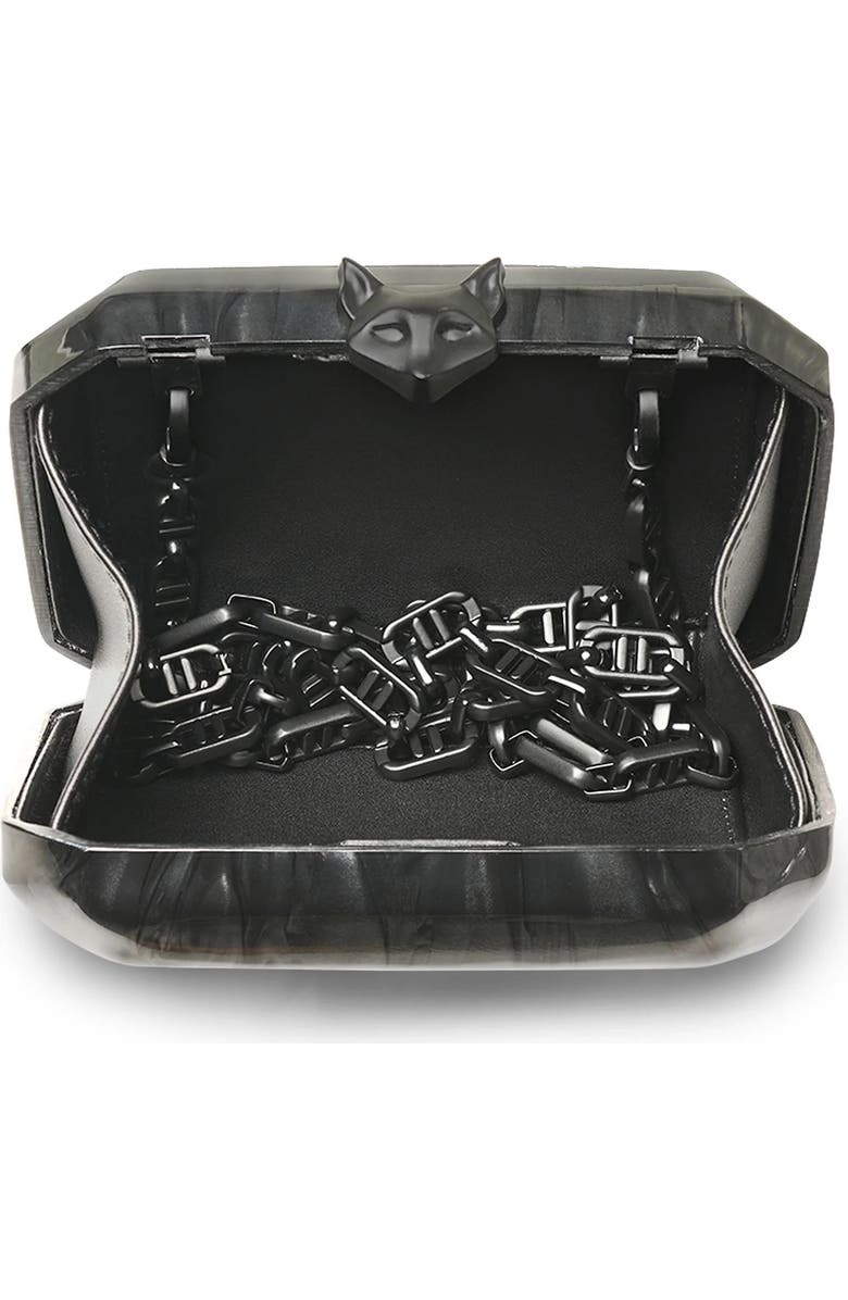DESERI Diva Crossbody Clutch, Alternate, color, Black