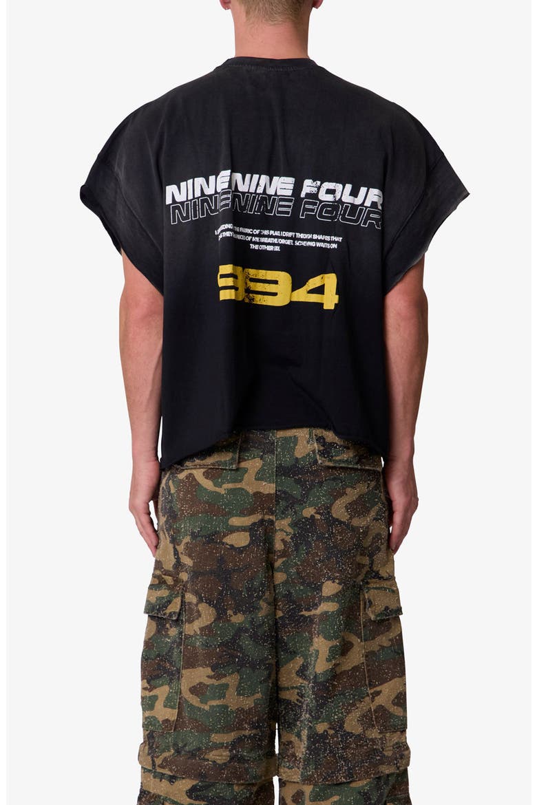 994 Phantom Distressed Graphic Cutoff T-Shirt, Alternate, color, WASHED BLACK