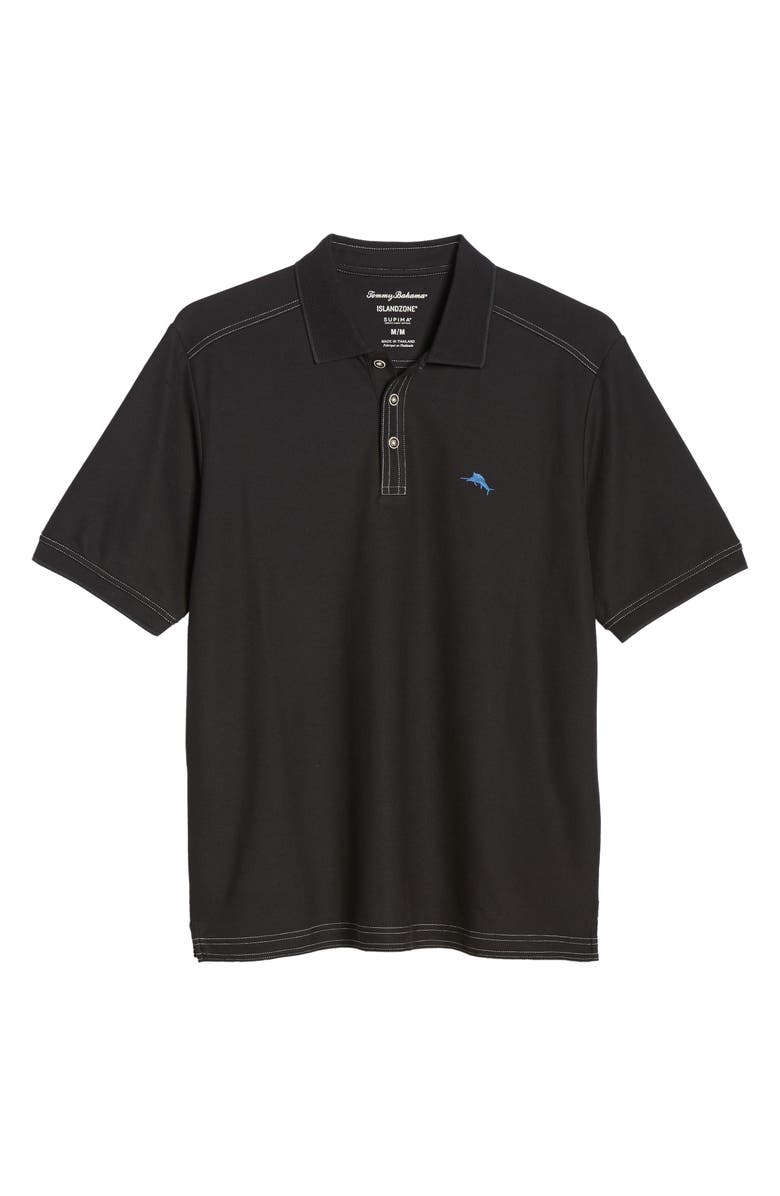 Tommy Bahama Emfielder 2.0 Polo, Alternate, color, Black
