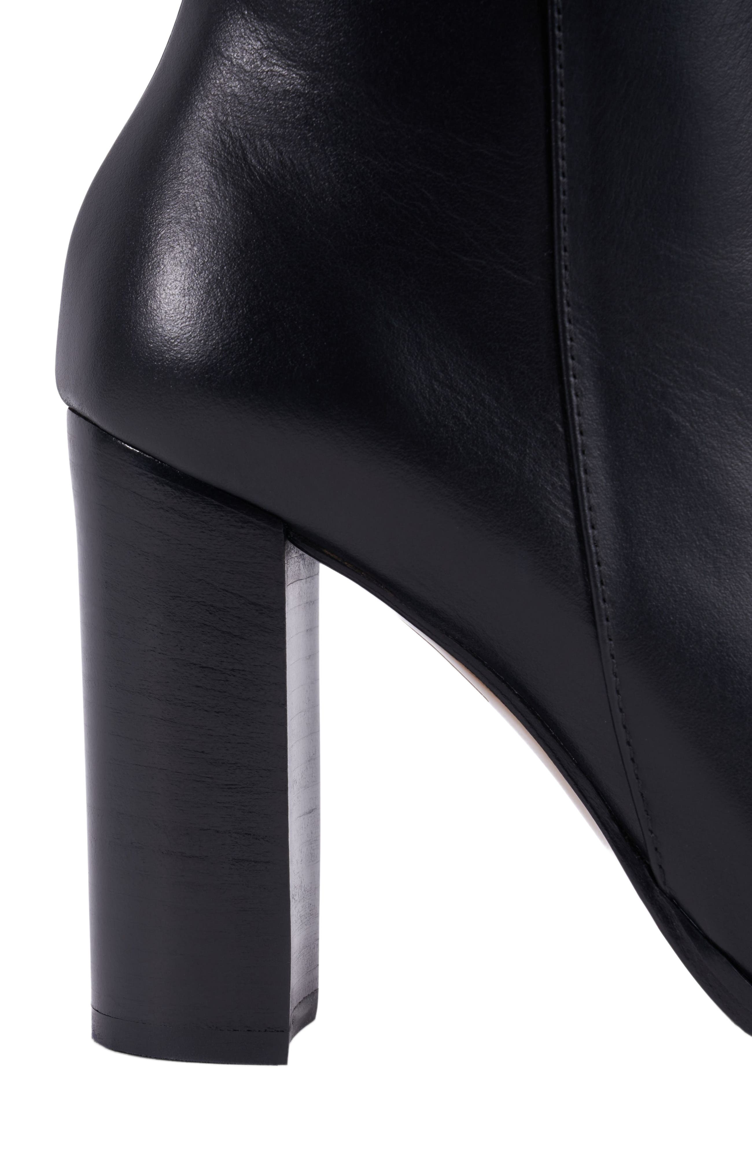 Stinaa.J Lily Orthopedic Pointed Toe Booties, Alternate, color, Black Leather