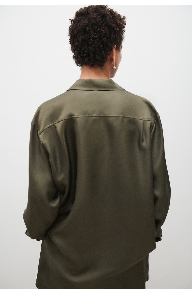 SILK LAUNDRY Twill Boyfriend Shirt, Alternate, color,