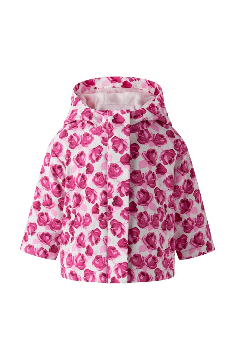 Rachel Riley Rose Rain Jacket, Main, color, Pink