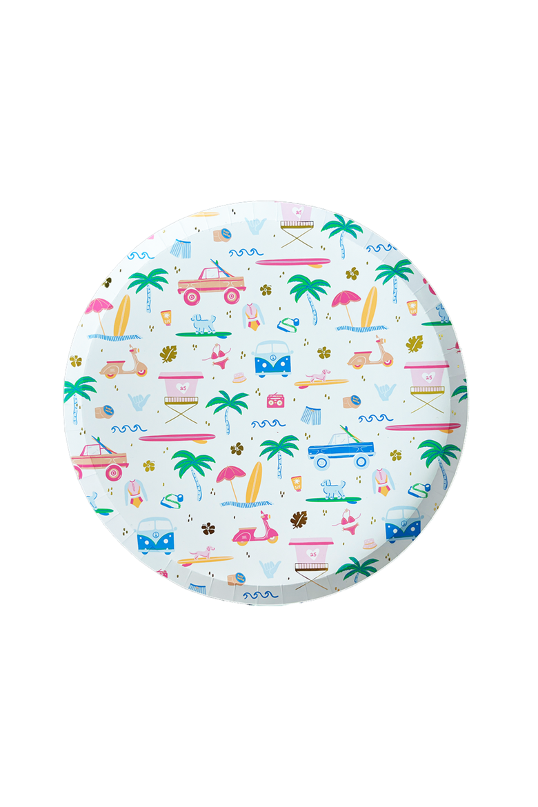 Surf's Up Plates, Main, color, Dinner Plates