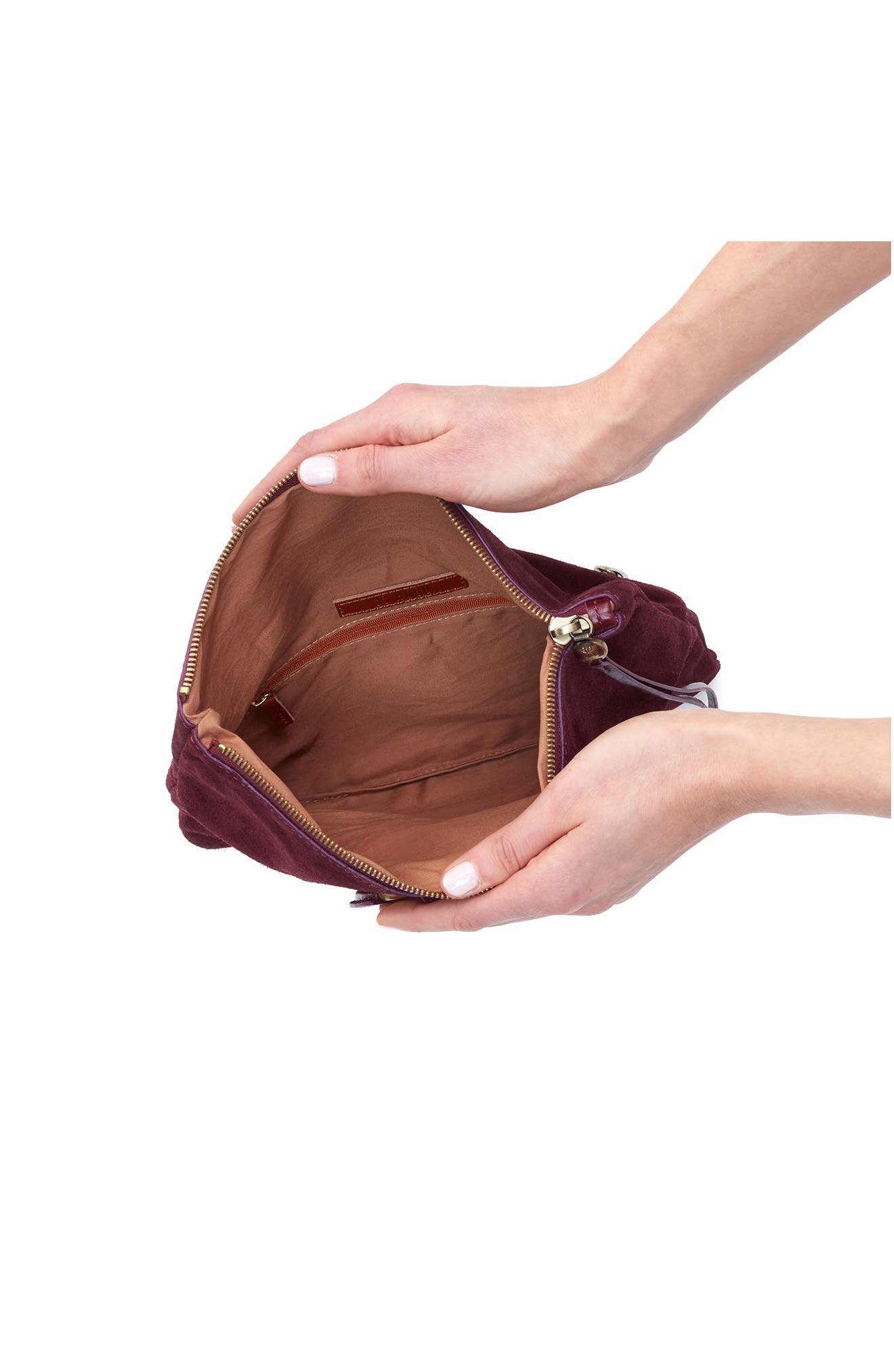 HOBO Heidi Leather Clutch, Alternate, color, 