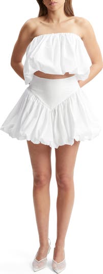 Lissett Cotton Poplin Strapless Balloon Top